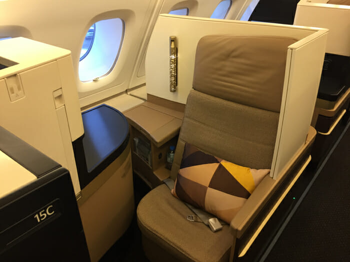 Etihad Business Class A380