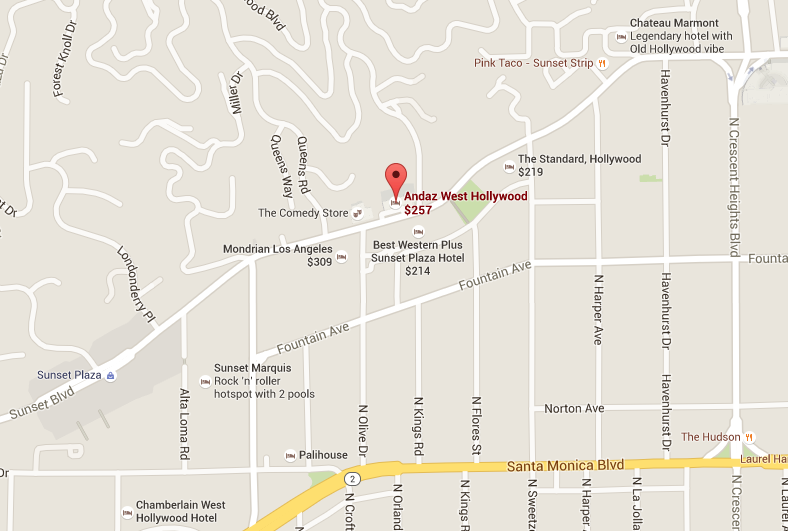 Review Andaz West Hollywood "View King" Room