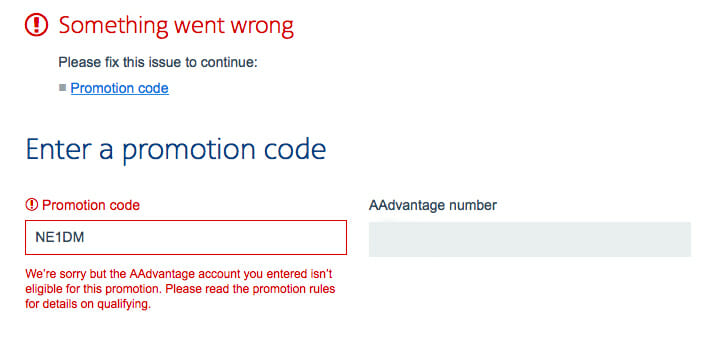 Promotion code aadvantage Find the best American Airlines coupons, promo codes and travel deals for December All codes guaranteed to work. Exclusive offers & bonuses up to % back! 50, free AAdvantage extra miles from technohaberdar.ml with purchases of $6, or more when using the Citi/AAdvantage Executive World Elite MasterCard within the first 90 days.