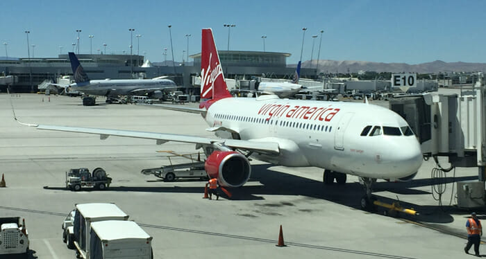 Virgin America Quick Links / Table of Contents Maximum number of check in bags that can be carried on-board are Elevate Gold members are allowed up to 3 check in bags without fee. Elevate Silver members are allowed up to 2 check in bags free and the Virgin America Visa Signature Card holders are allowed up to 1 check in bag free.